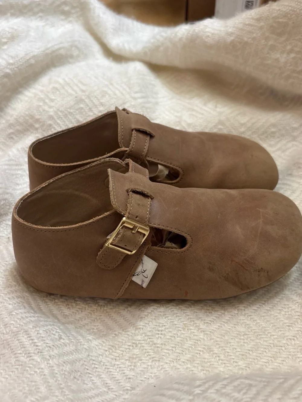 Little Love Bug Company brown leather shoes